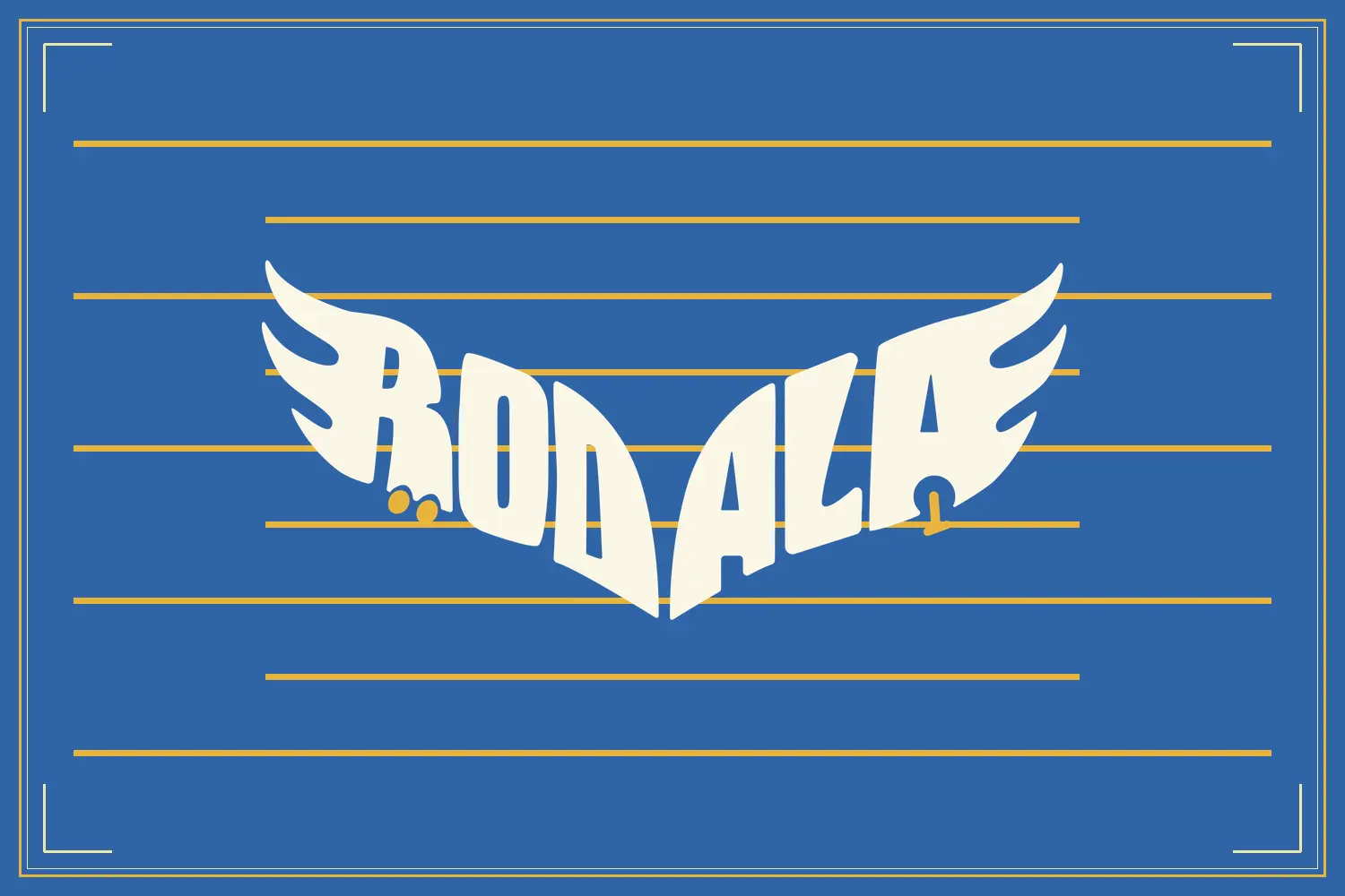 Rodala's mark, recoloured into the Pedaleando Uruguay palette.